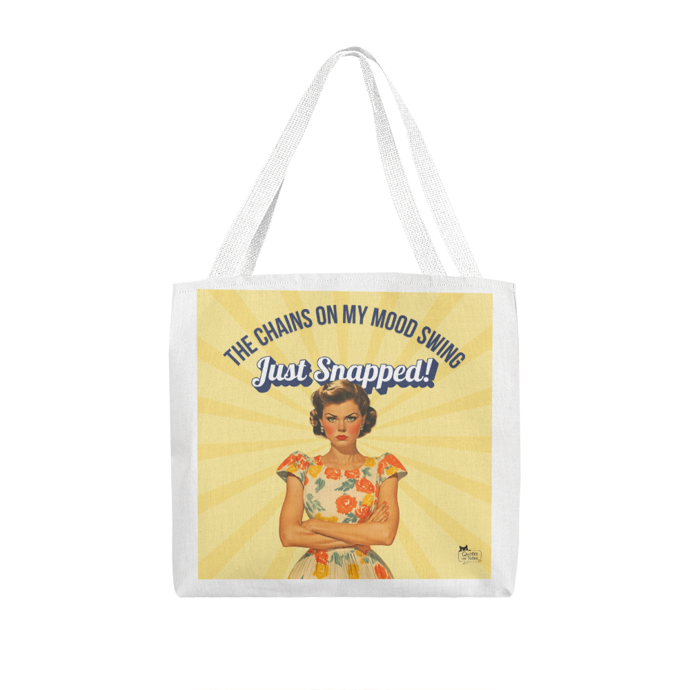 Mood Swing Retro Tote Bag