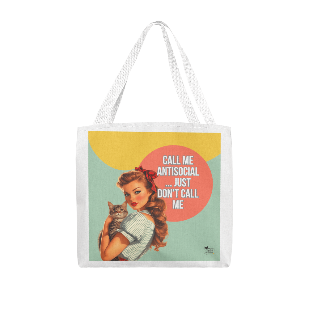 Don't Call Me Retro Tote Bag
