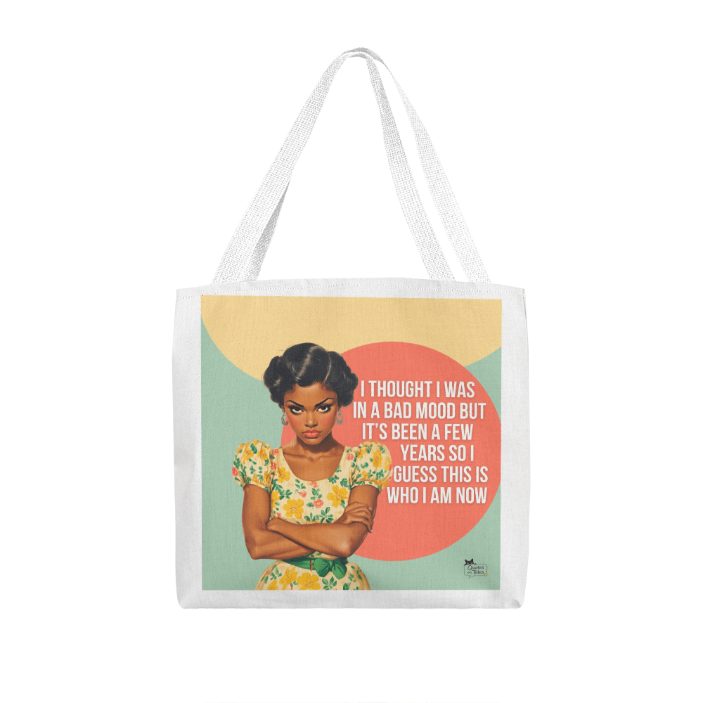 Who I am Retro Tote Bag