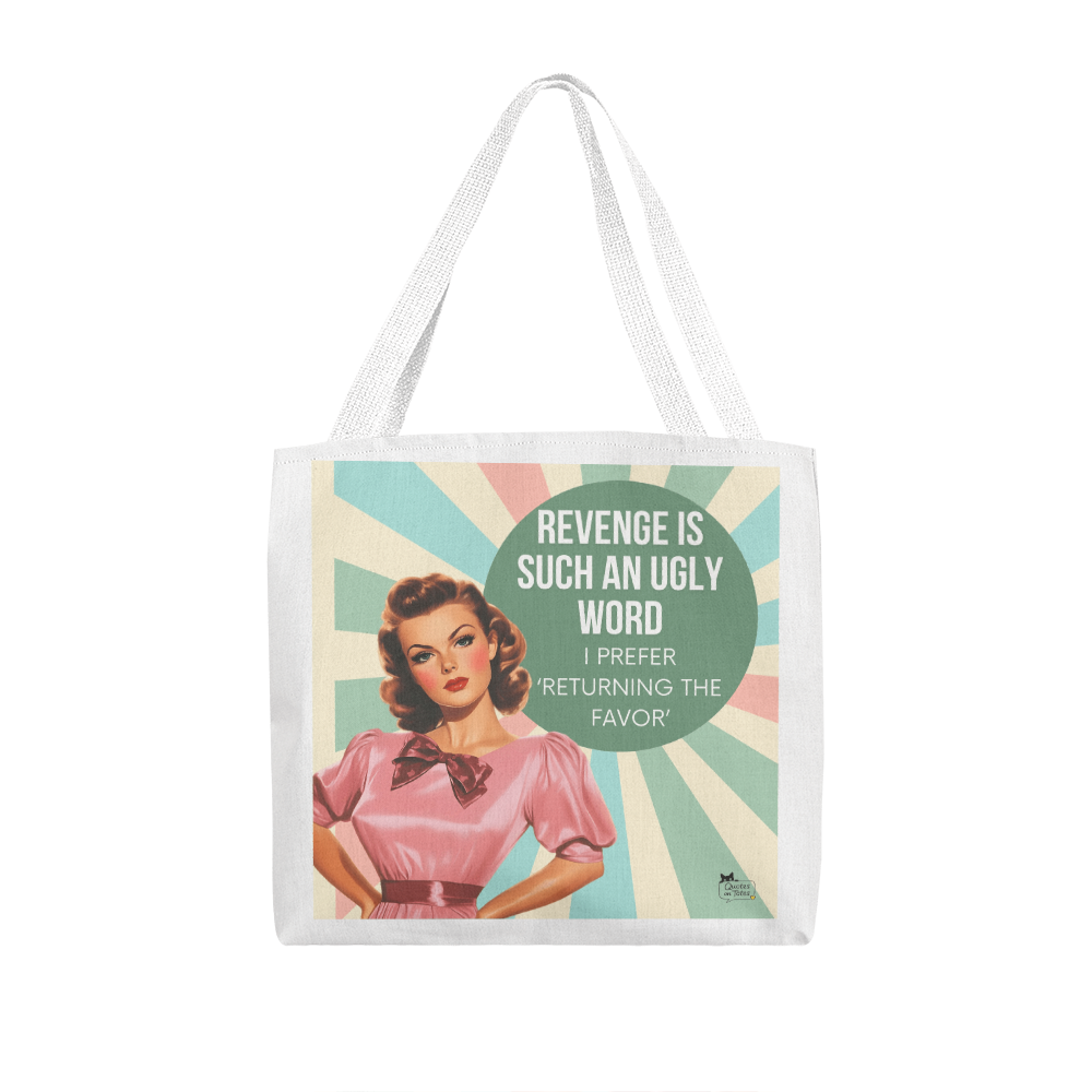 Revenge Retro Tote Bag