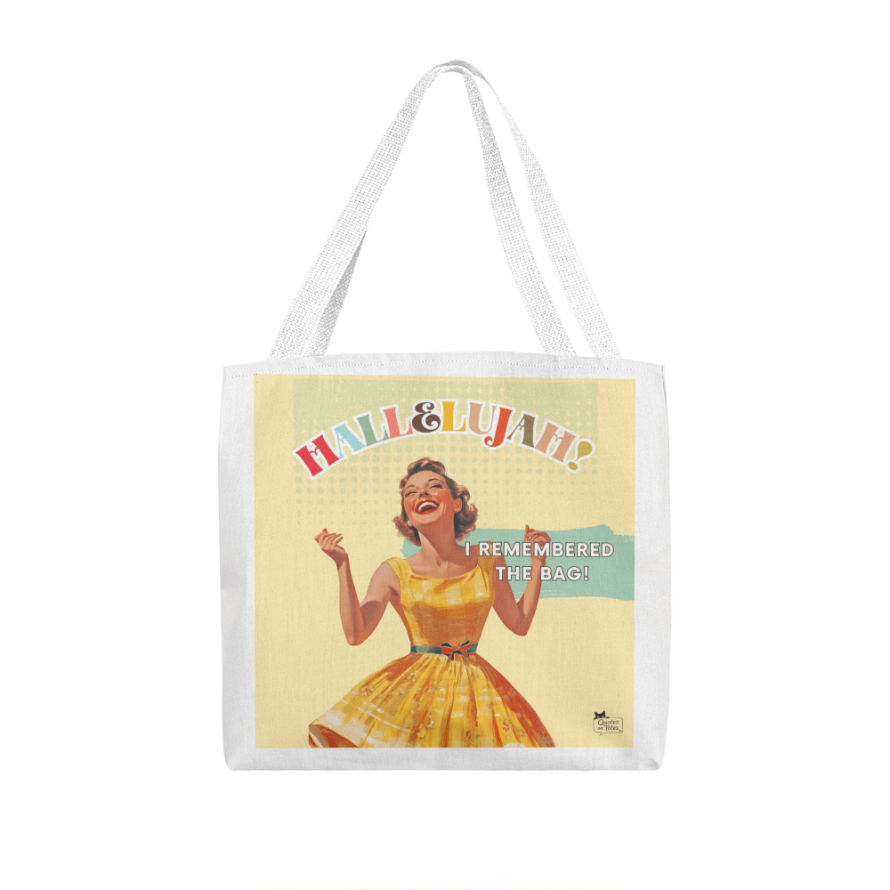 Hallelujah Retro Tote Bag
