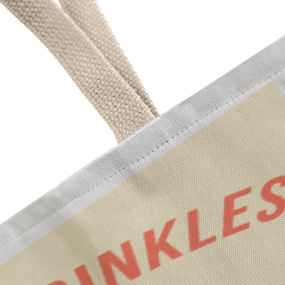 Smiling Gives You Wrinkles Retro Tote Bag