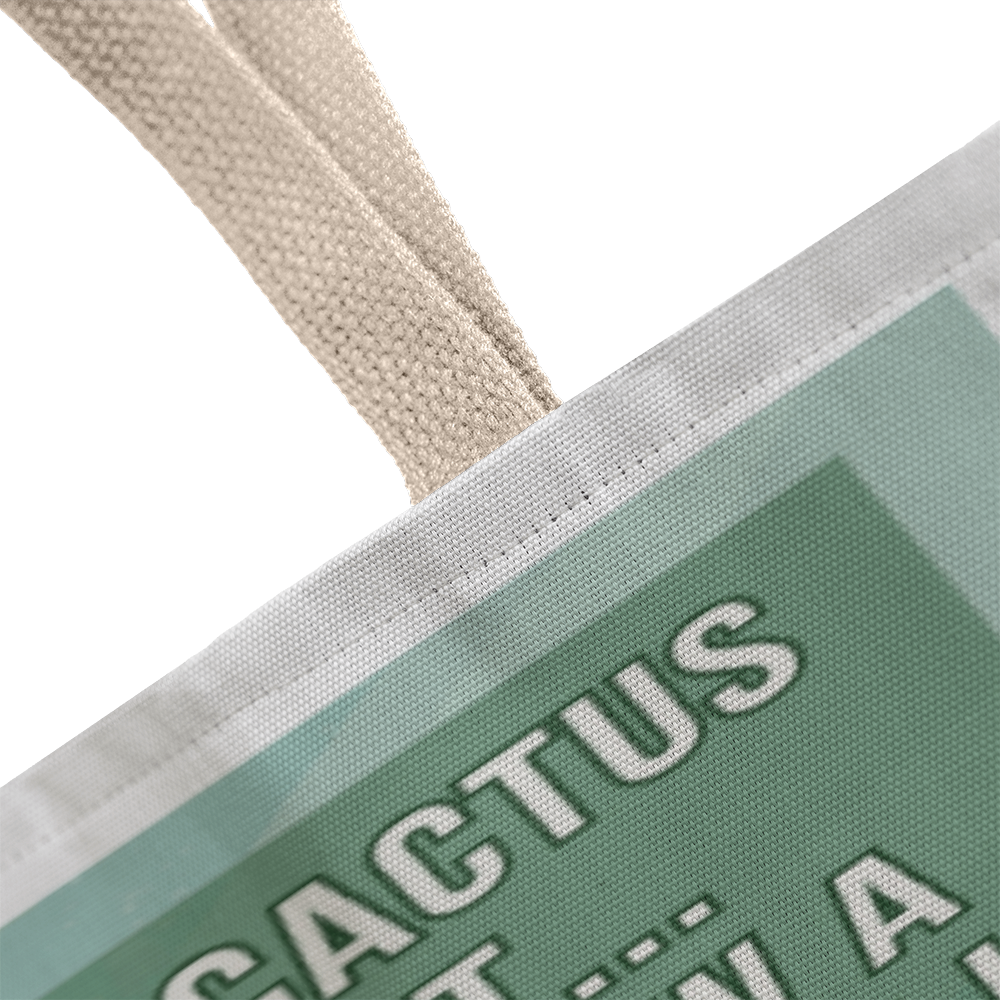 Cactus Retro Tote Bag