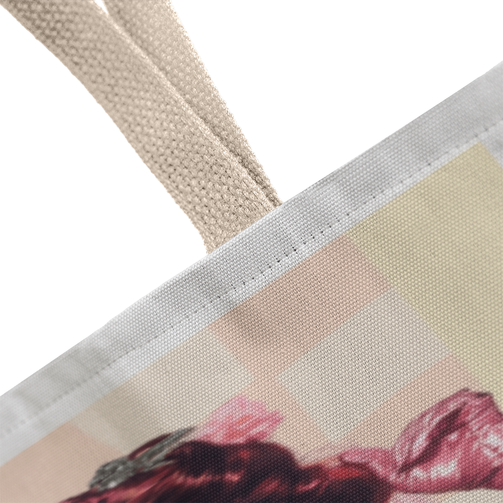Glitter Retro Tote Bag