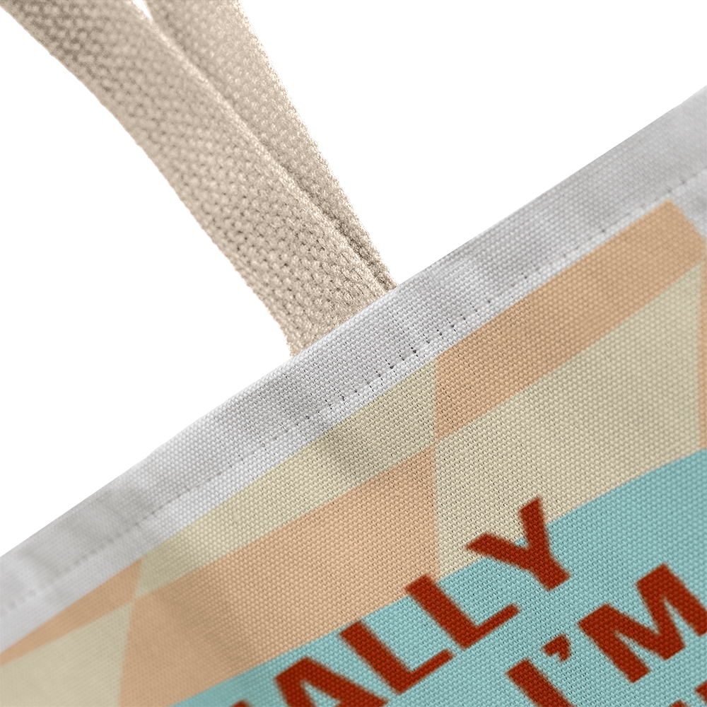 I'm Mean Retro Tote Bag
