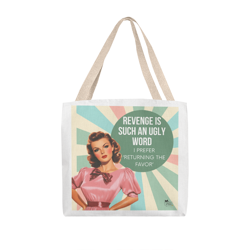 Revenge Retro Tote Bag