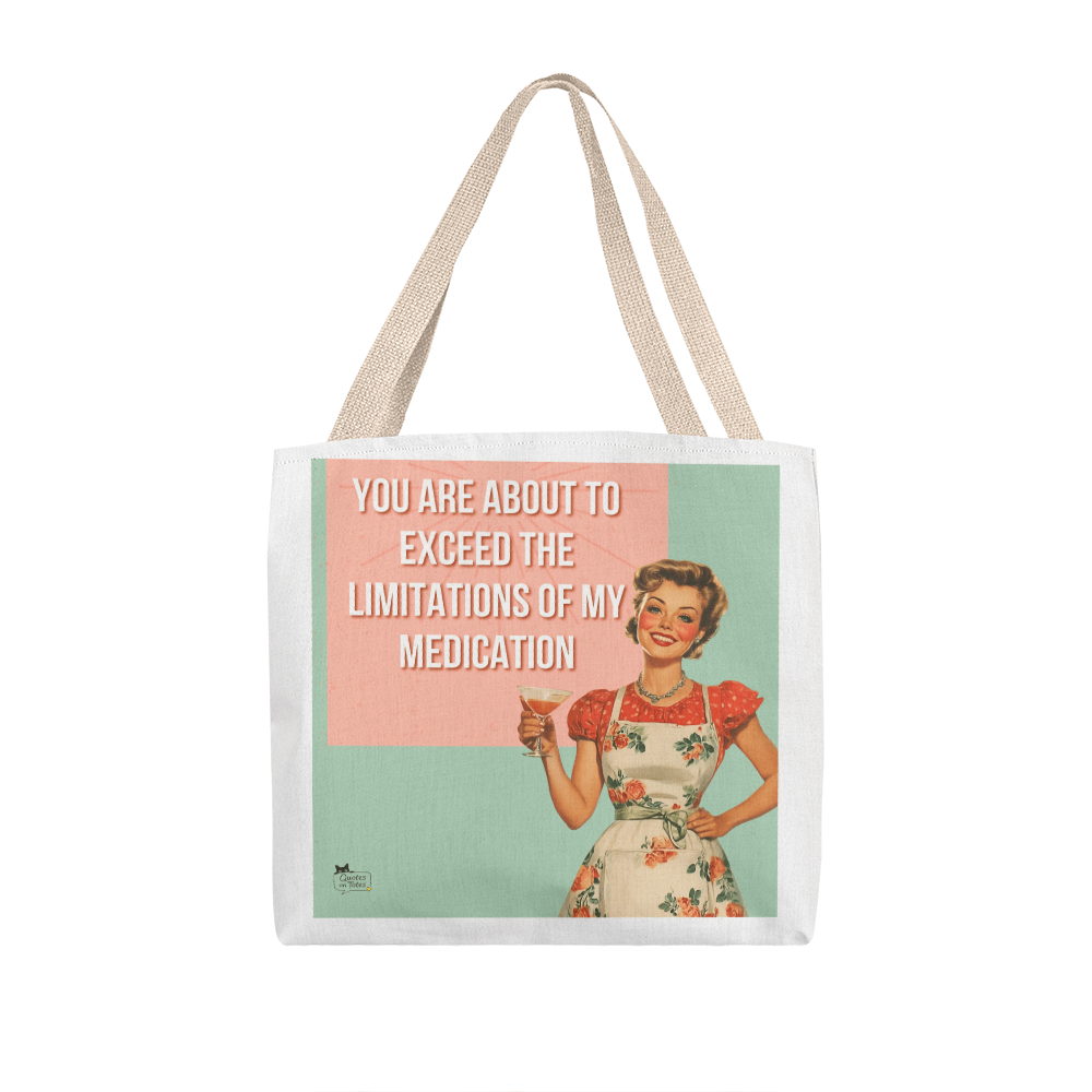 Medication Retro Tote Bag