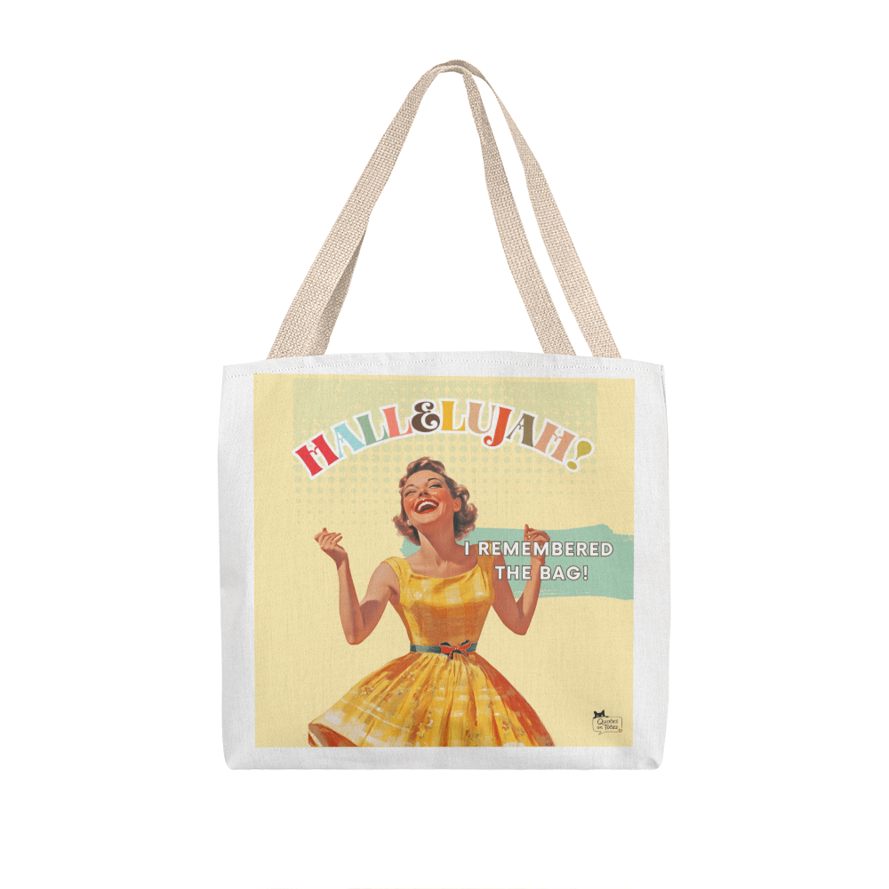 Hallelujah Retro Tote Bag