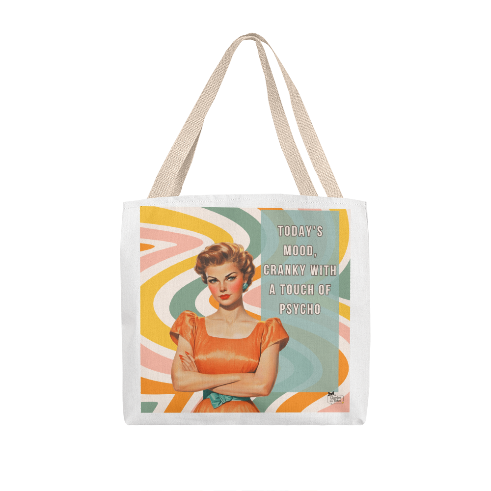 Cranky Retro Tote Bag