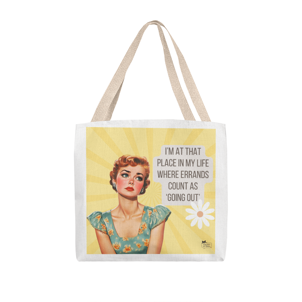 Errands Retro Tote Bag