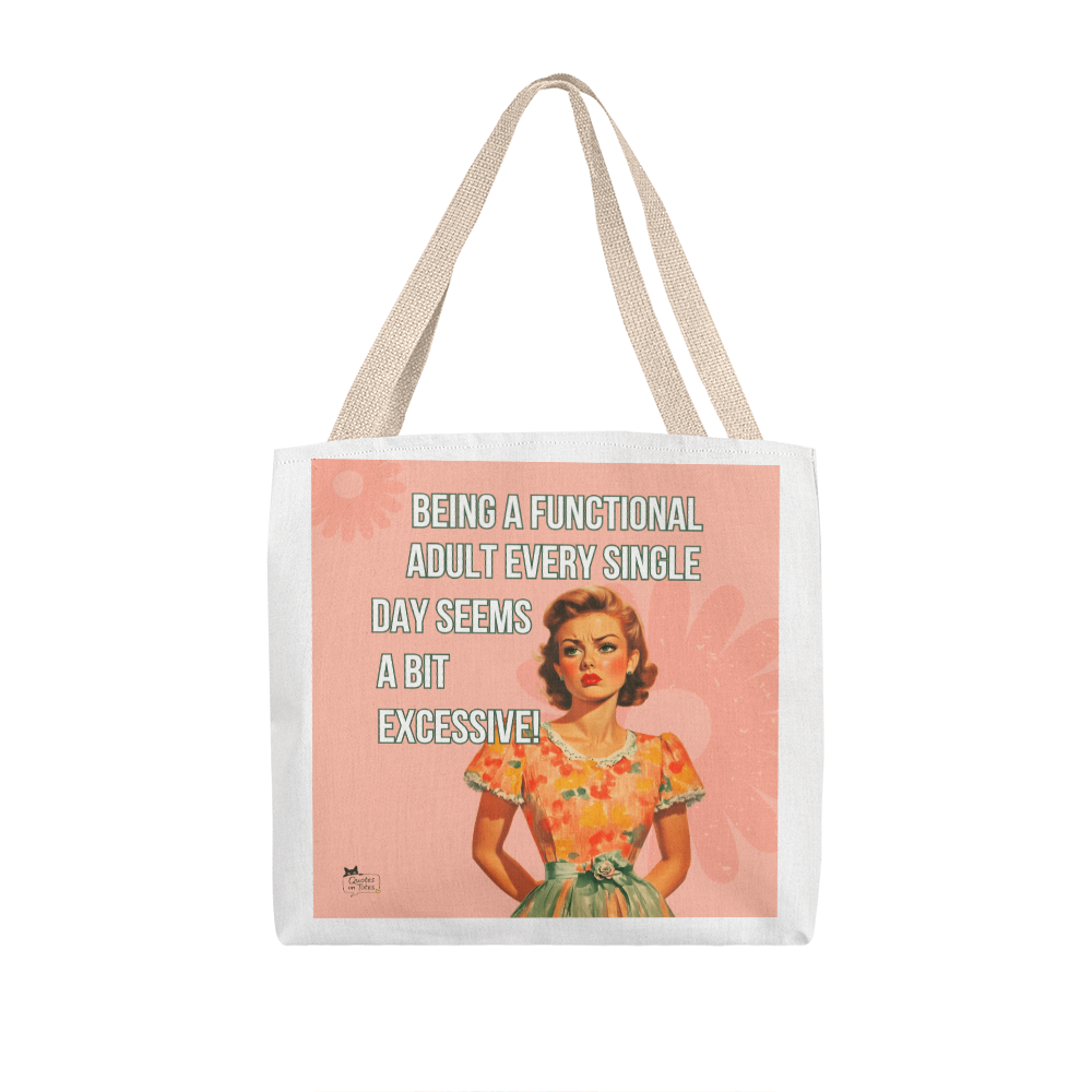 Excessive Retro Tote Bag