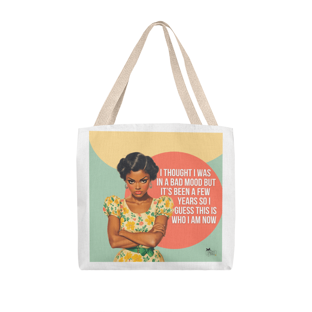 Who I am Retro Tote Bag
