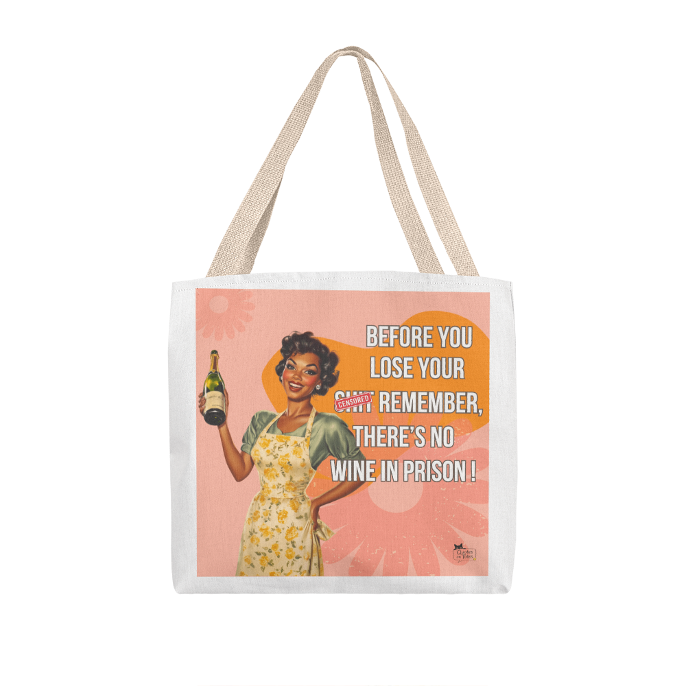 Prison Retro Tote Bag