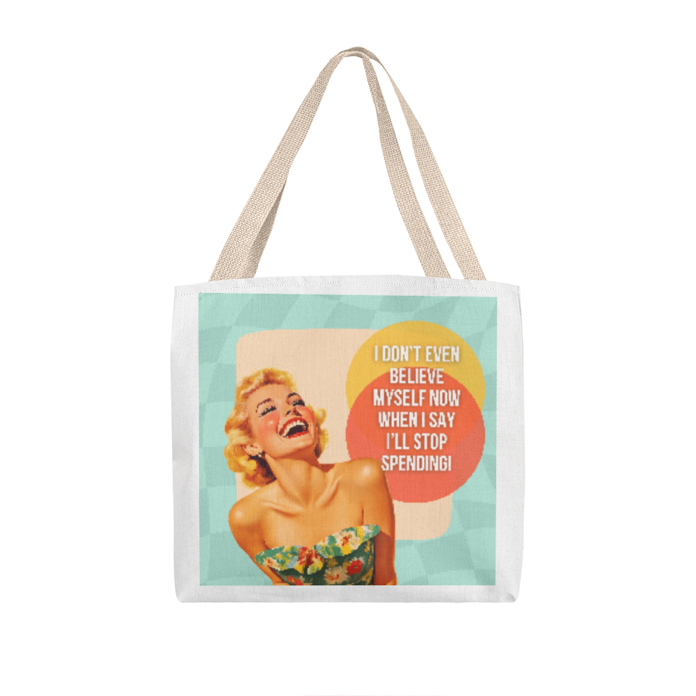 Believe Myself Retro Tote bag