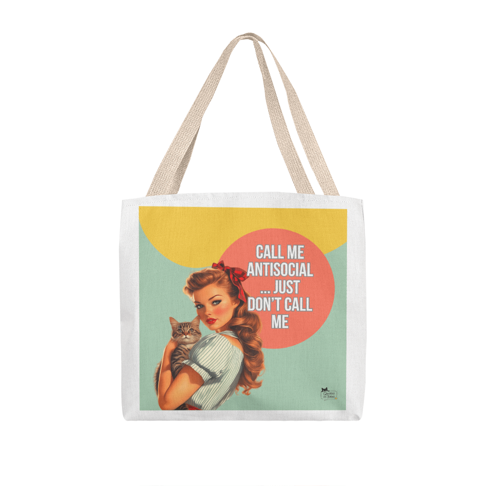 Don't Call Me Retro Tote Bag