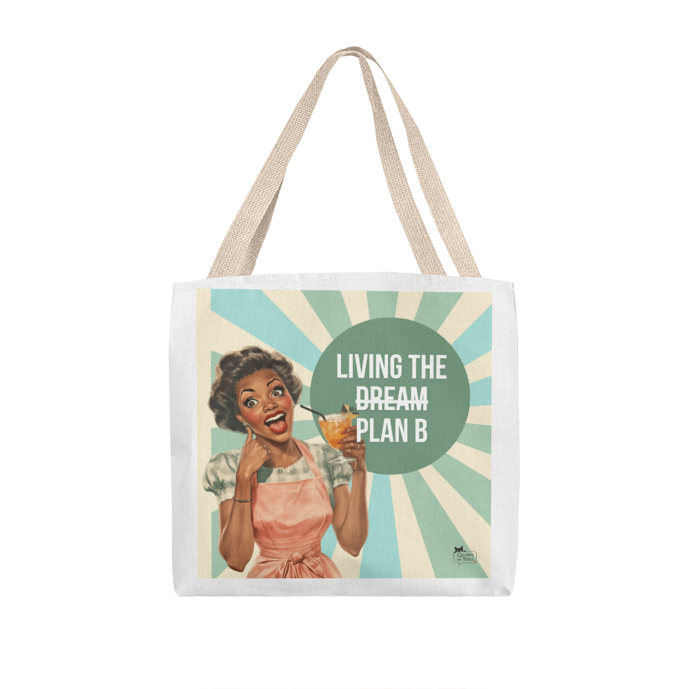 Plan B Retro Tote Bag
