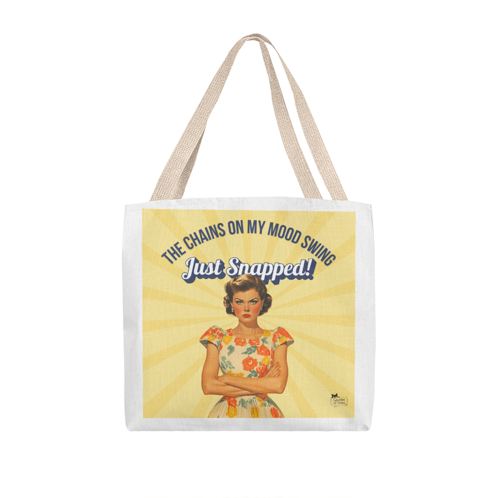 Mood Swing Retro Tote Bag