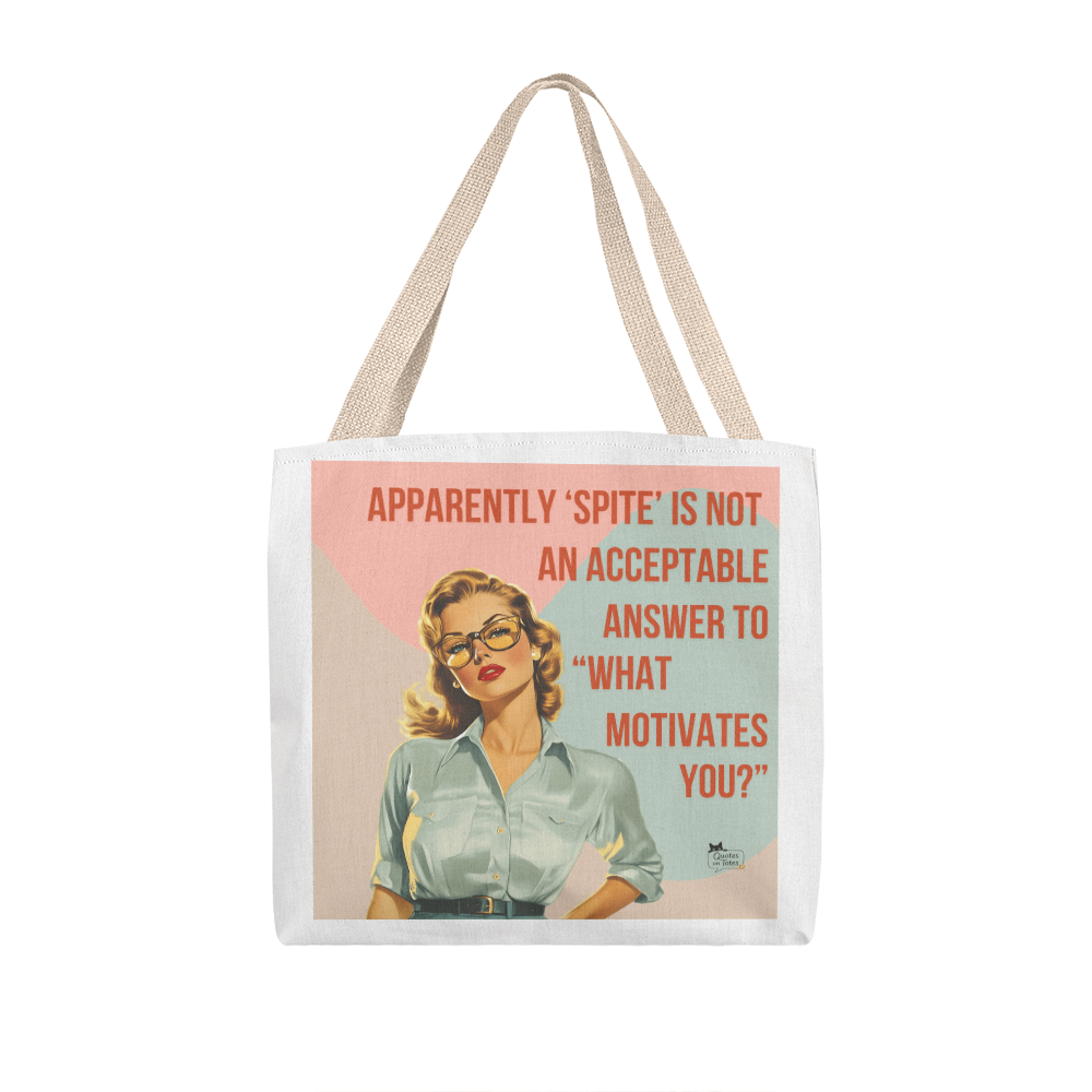 Spite Retro Tote Bag