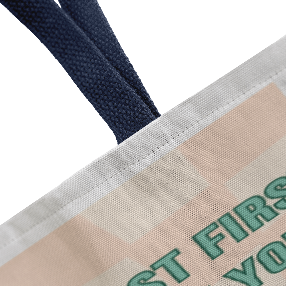 Nice Try Retro Tote Bag