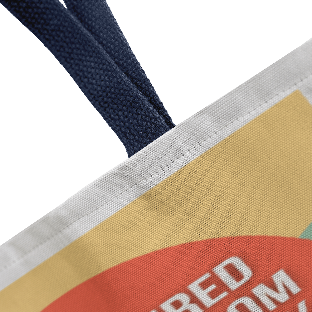 Drinking on the Job Retro Tote Bag