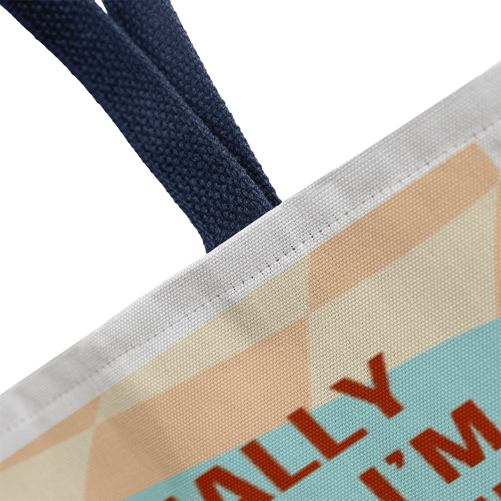 I'm Mean Retro Tote Bag