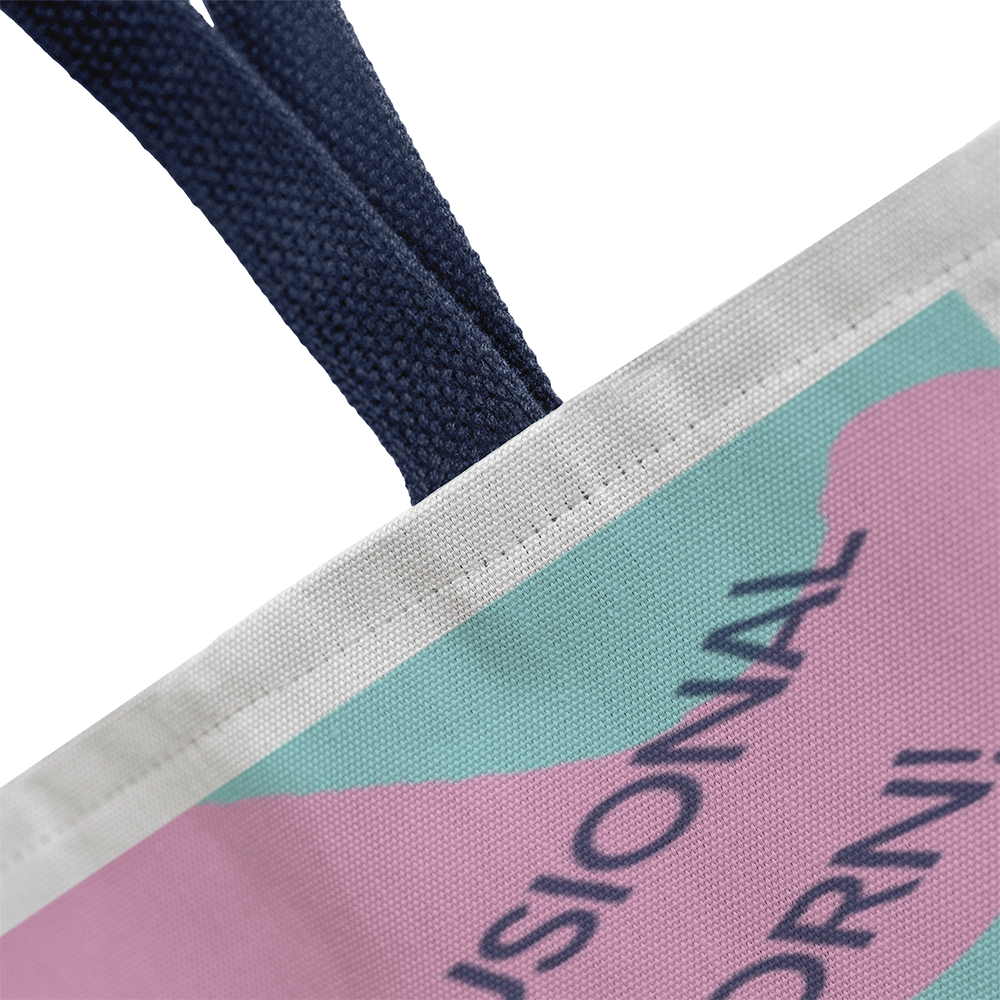 Unicorn Retro Tote Bag