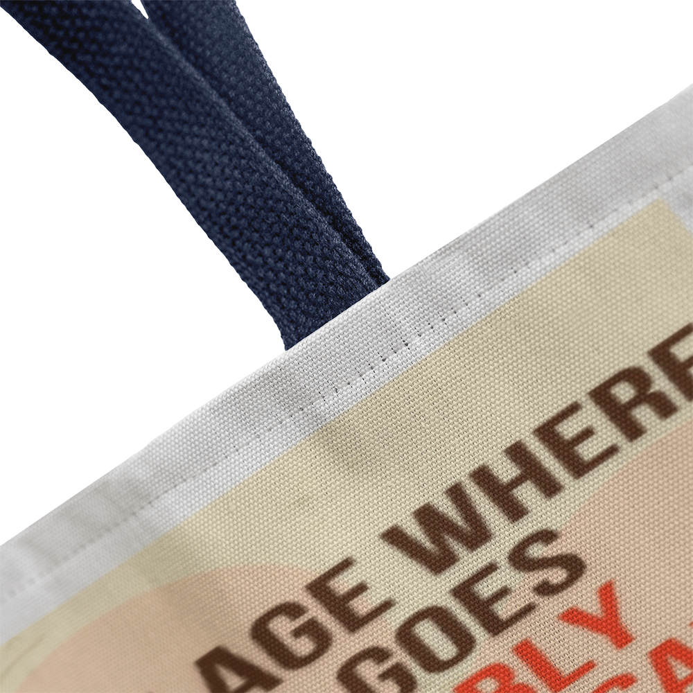 Probably Shouldn't Retro Tote Bag