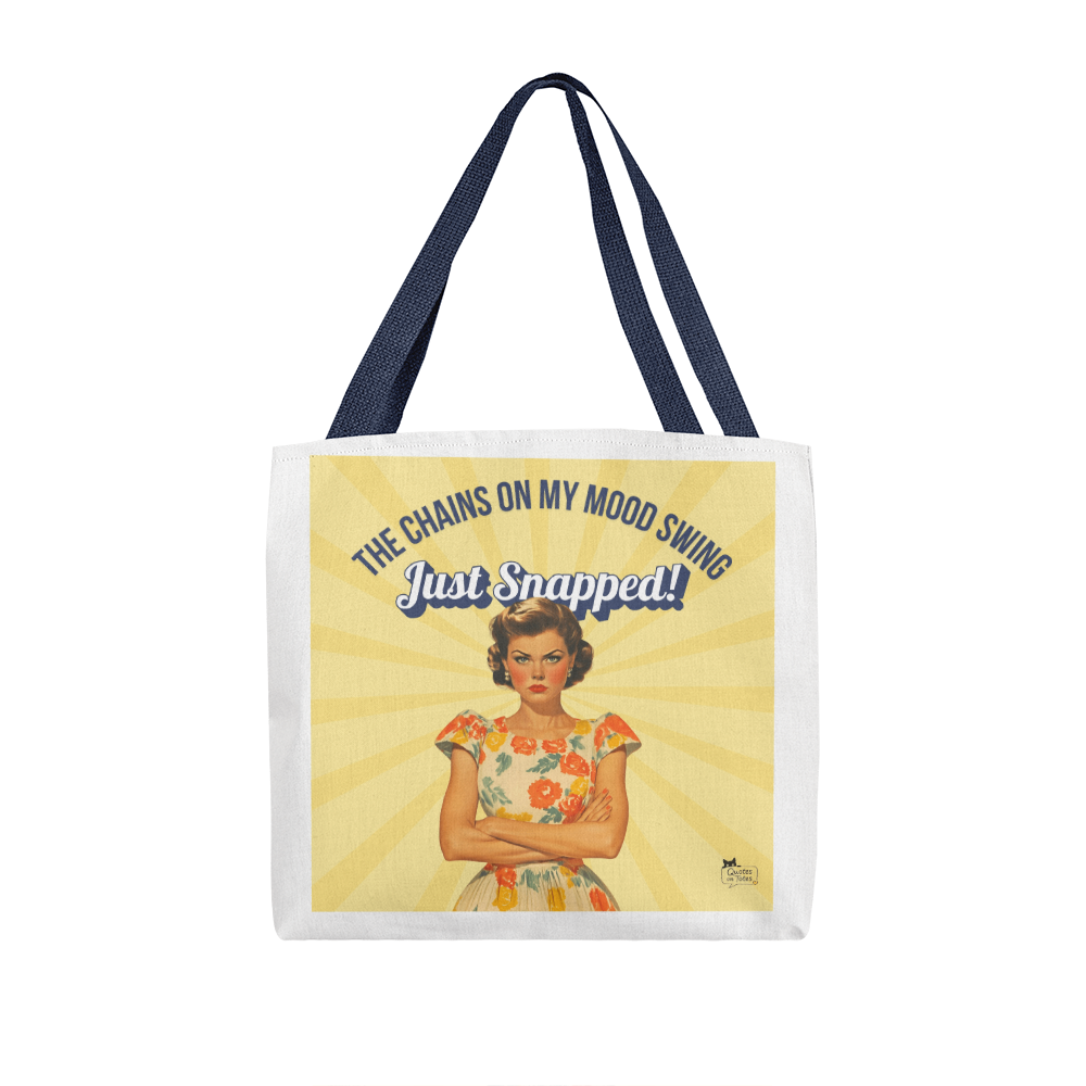 Mood Swing Retro Tote Bag