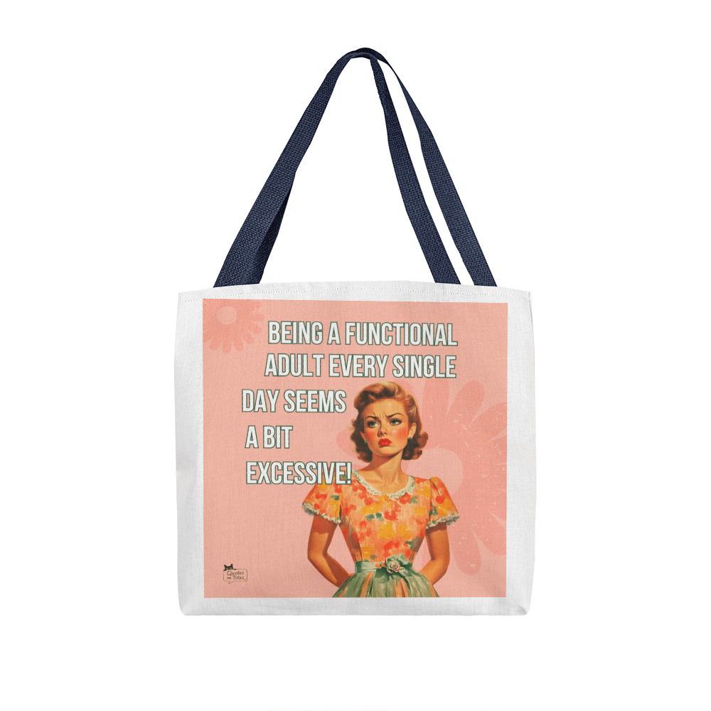Excessive Retro Tote Bag
