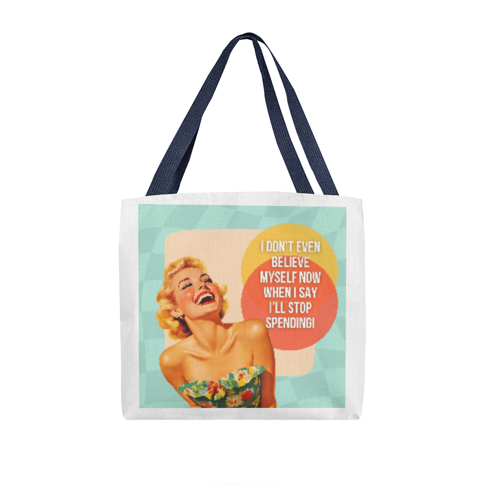 Believe Myself Retro Tote bag