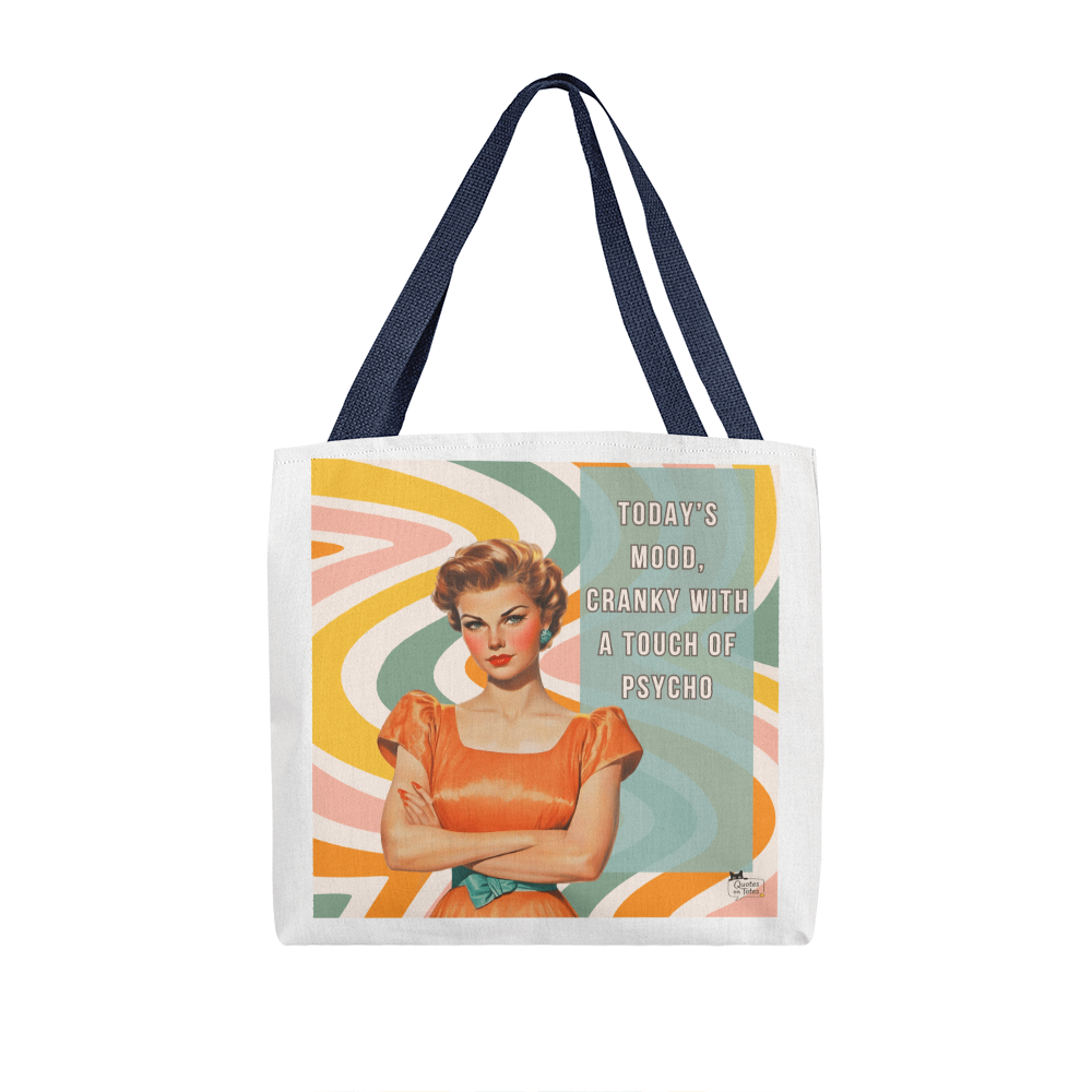 Cranky Retro Tote Bag