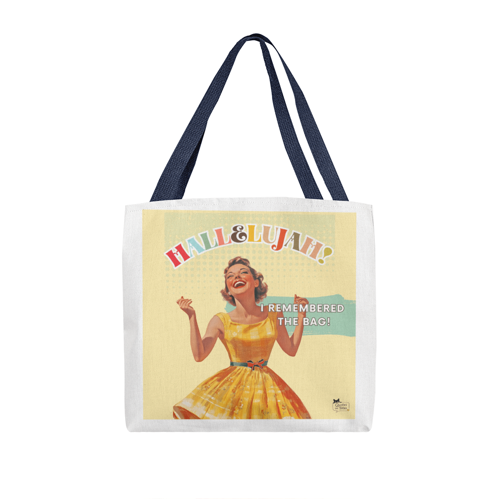 Hallelujah Retro Tote Bag