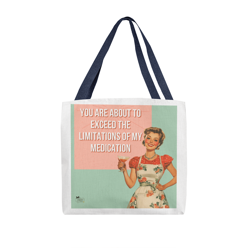 Medication Retro Tote Bag