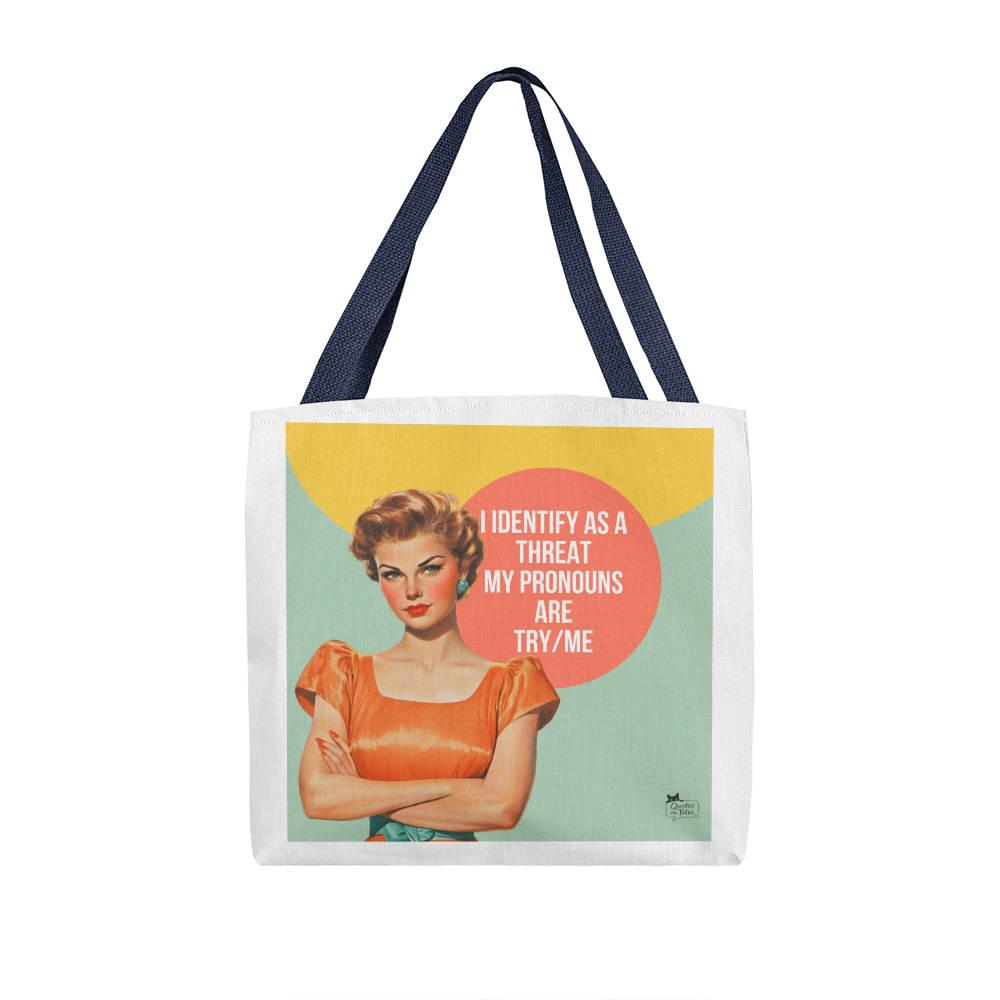 Try Me Retro Tote Bag