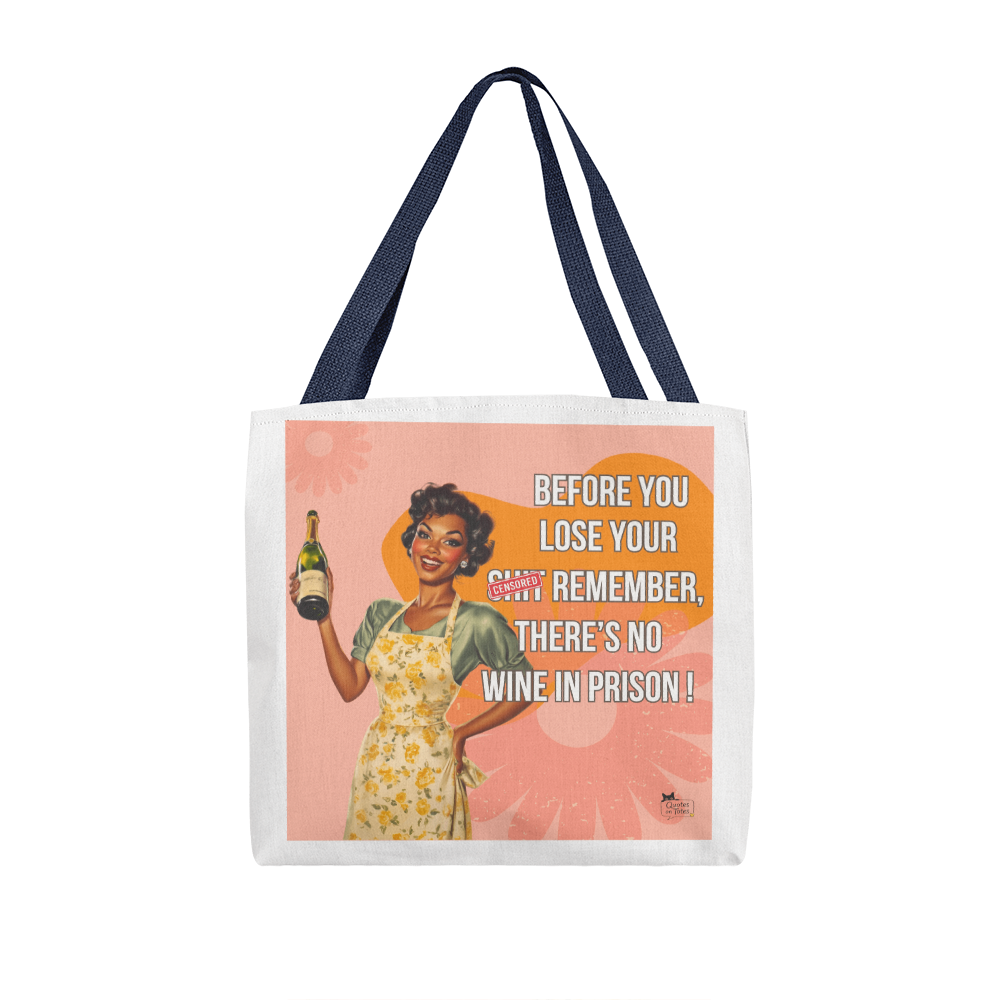 Prison Retro Tote Bag