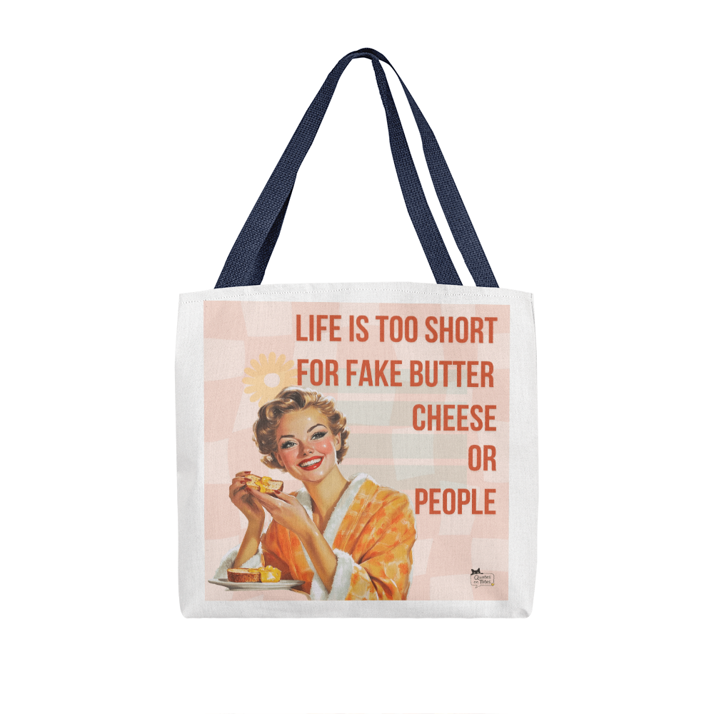 Fake Butter Retro Tote Bag