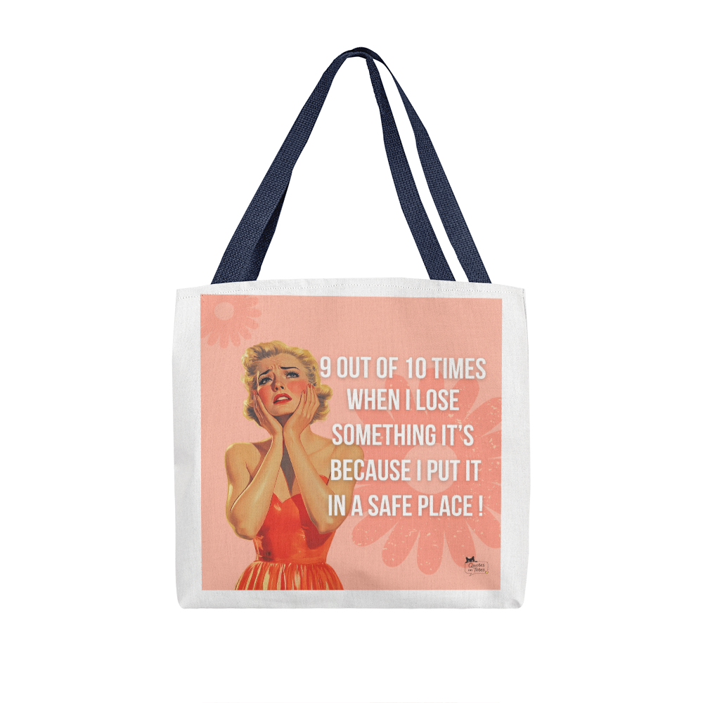 Safe Place Retro Tote Bag