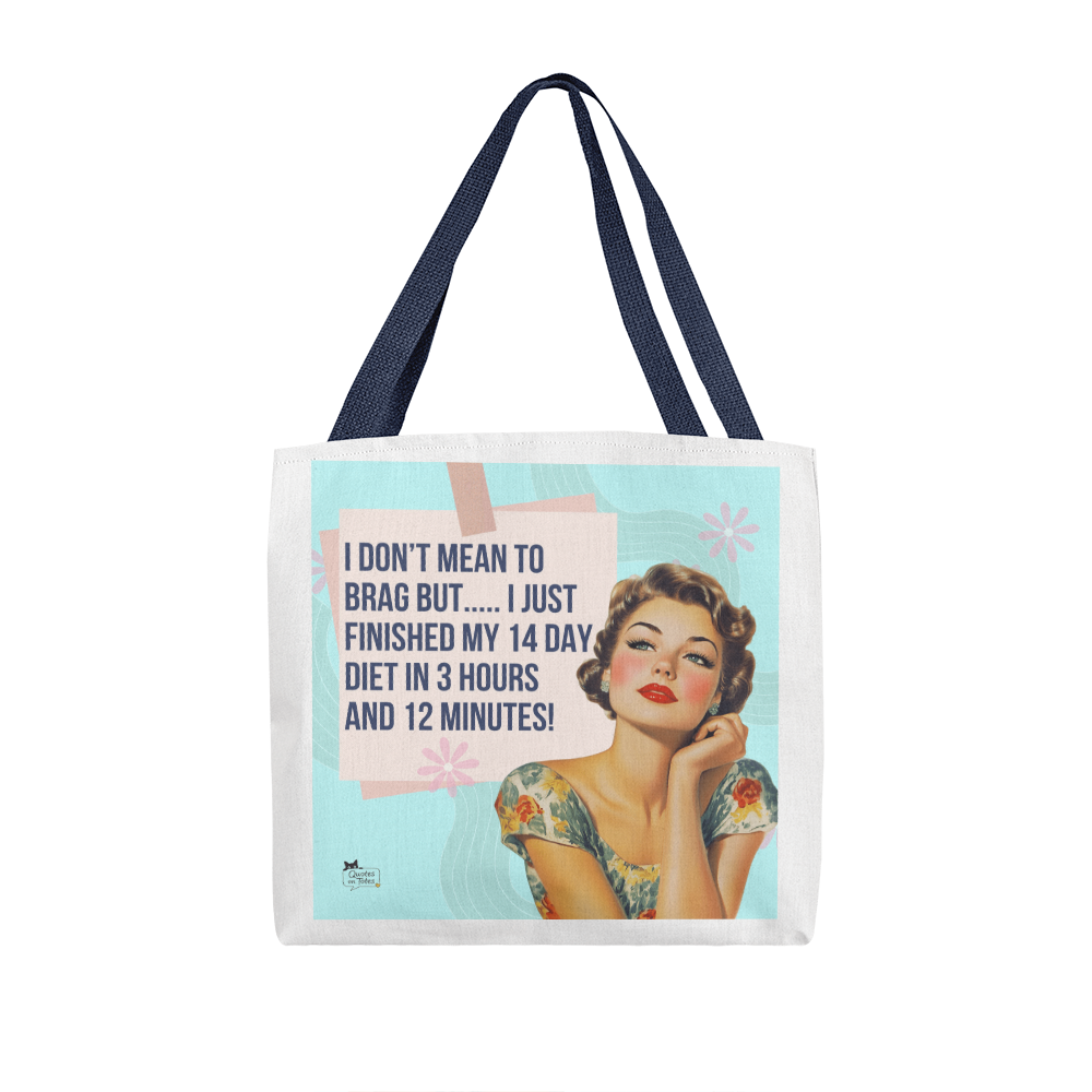14 Day Diet Retro Tote Bag