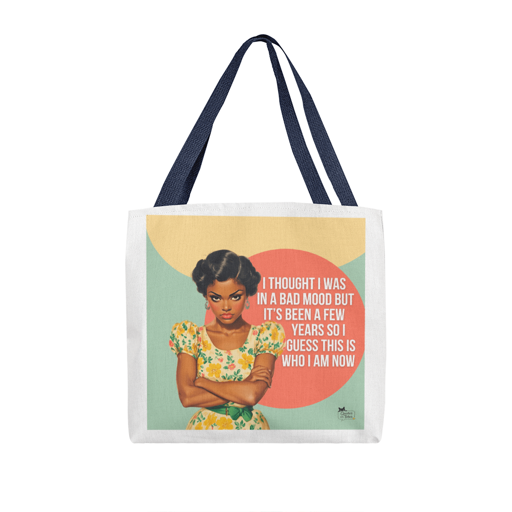 Who I am Retro Tote Bag