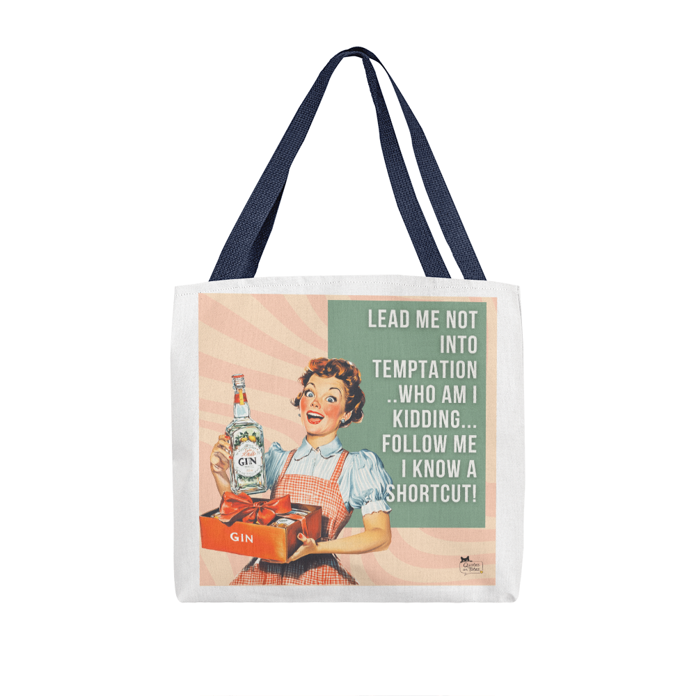 Temptation Retro Tote Bag