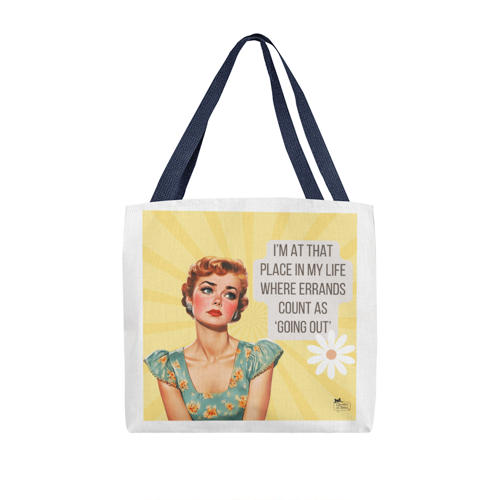 Errands Retro Tote Bag