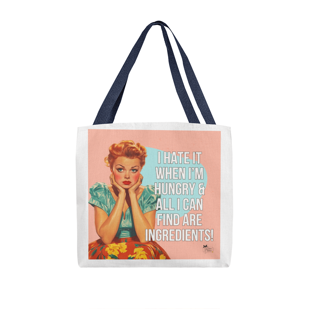 I'm Hungry Retro Tote Bag