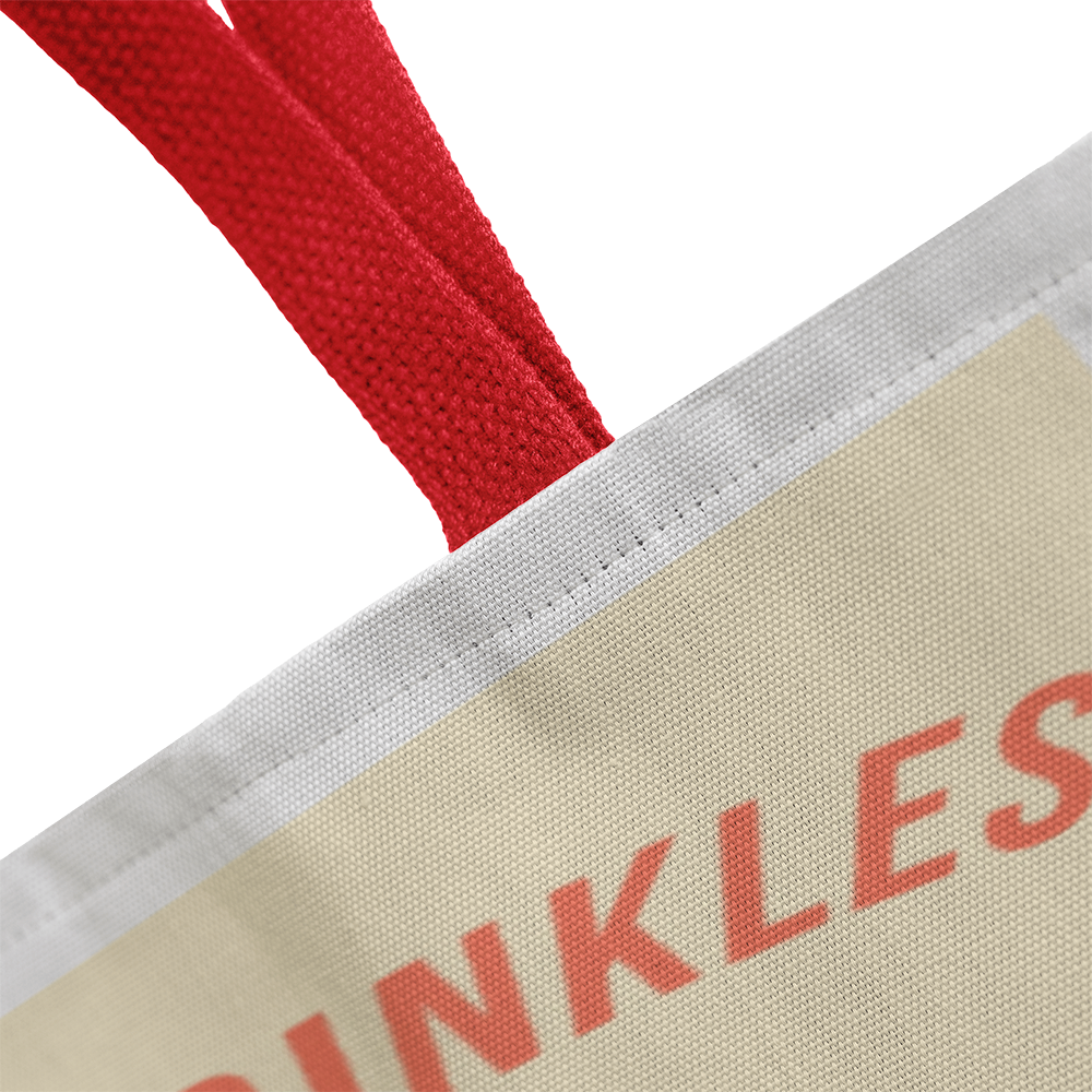 Smiling Gives You Wrinkles Retro Tote Bag
