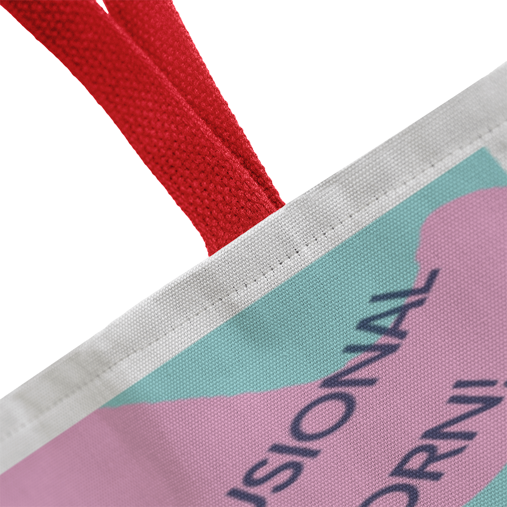 Unicorn Retro Tote Bag