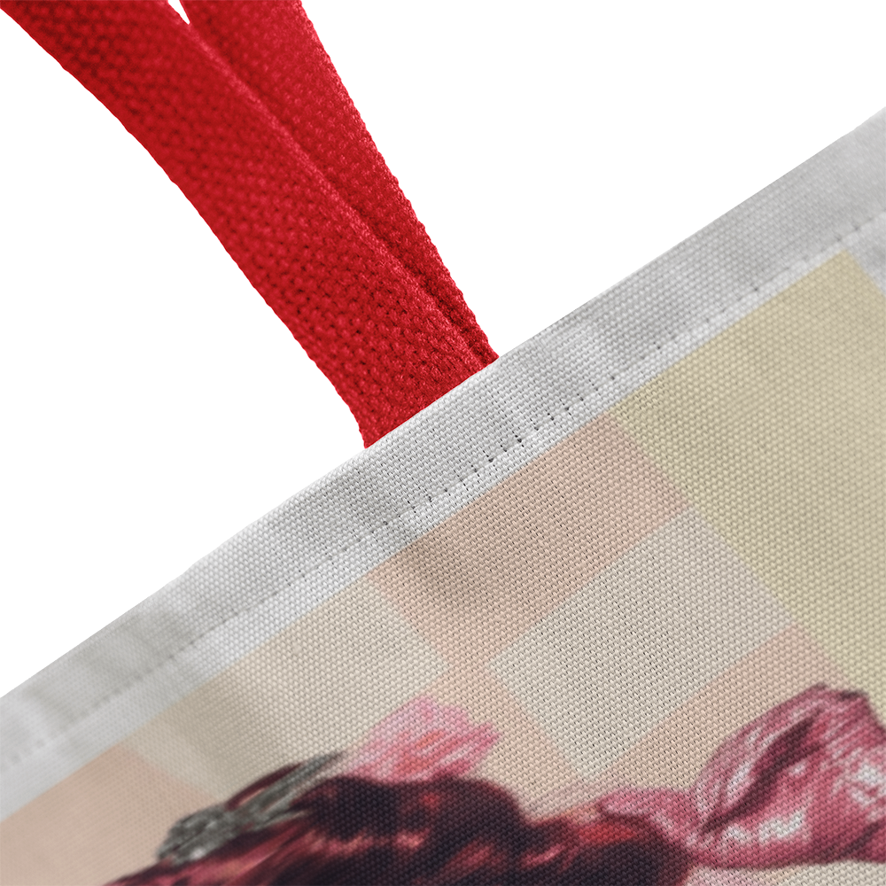 Glitter Retro Tote Bag