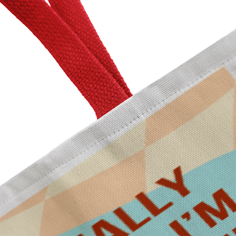 I'm Mean Retro Tote Bag