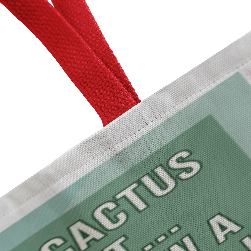 Cactus Retro Tote Bag