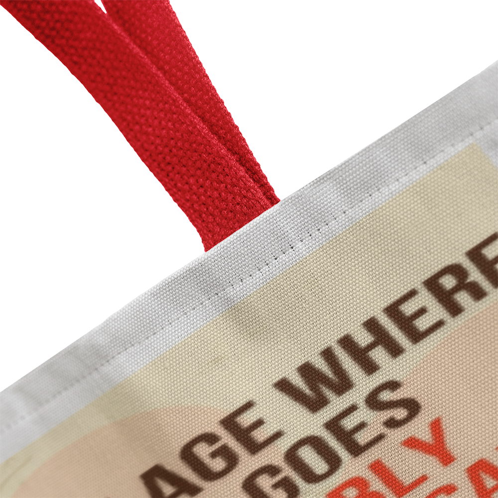Probably Shouldn't Retro Tote Bag