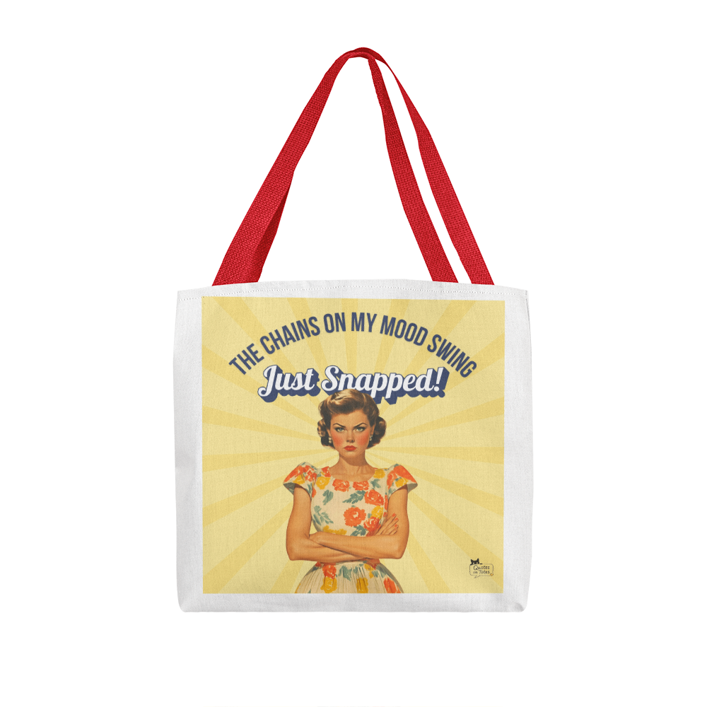 Mood Swing Retro Tote Bag