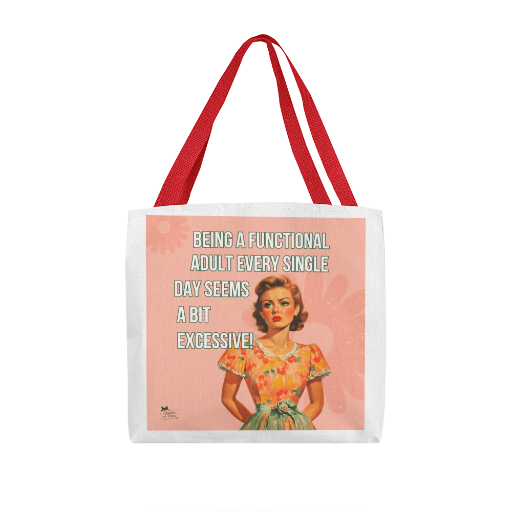 Excessive Retro Tote Bag
